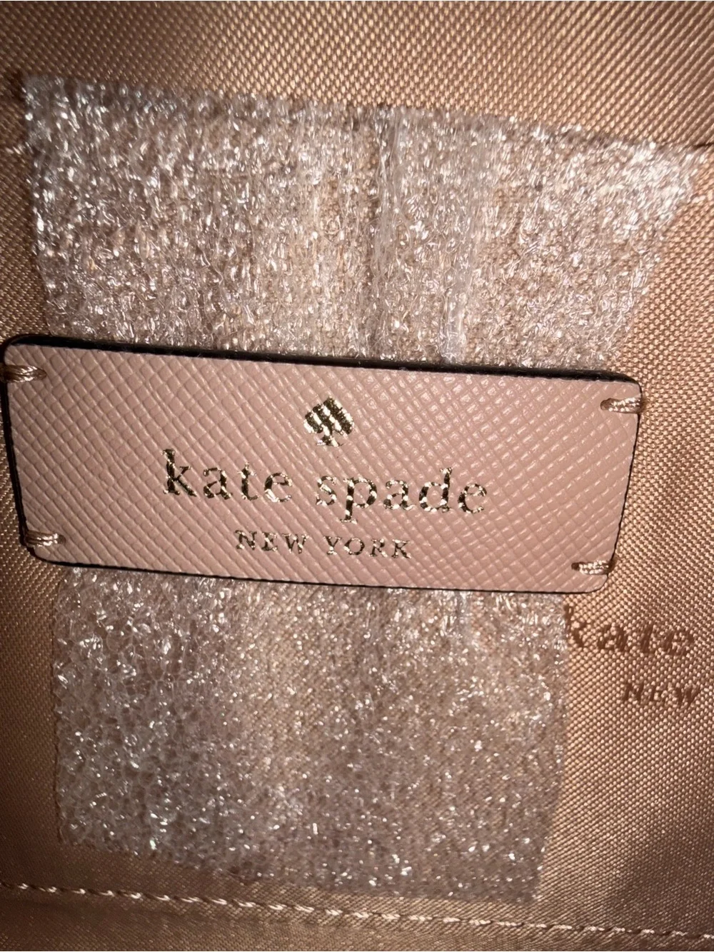 Kate Spade Madison Small Satchel Toasted Hazelnut Leather Top Handle Bag